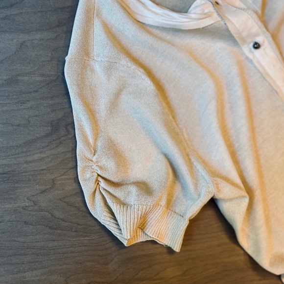 Cream Button Down - Picture 4 of 6